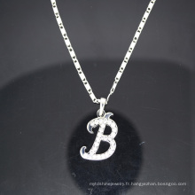 Vente en gros Pendentifs en lettres sterling en or 925 en lettres sterling Alphabet